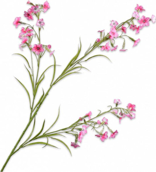 Zijden Kunstbloemen Datura Trompetbloem Donker Roze 149327 - 117 cm