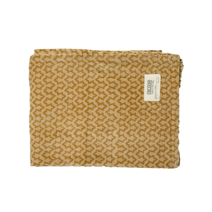 Fluwelen plaid Elena gember 130x170