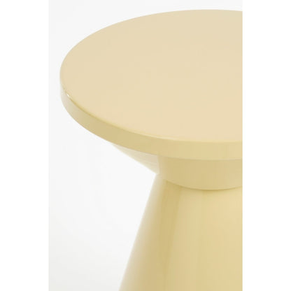 Jim Bijzettafel - H45 x Ø31 cm - IJzer - Beige
