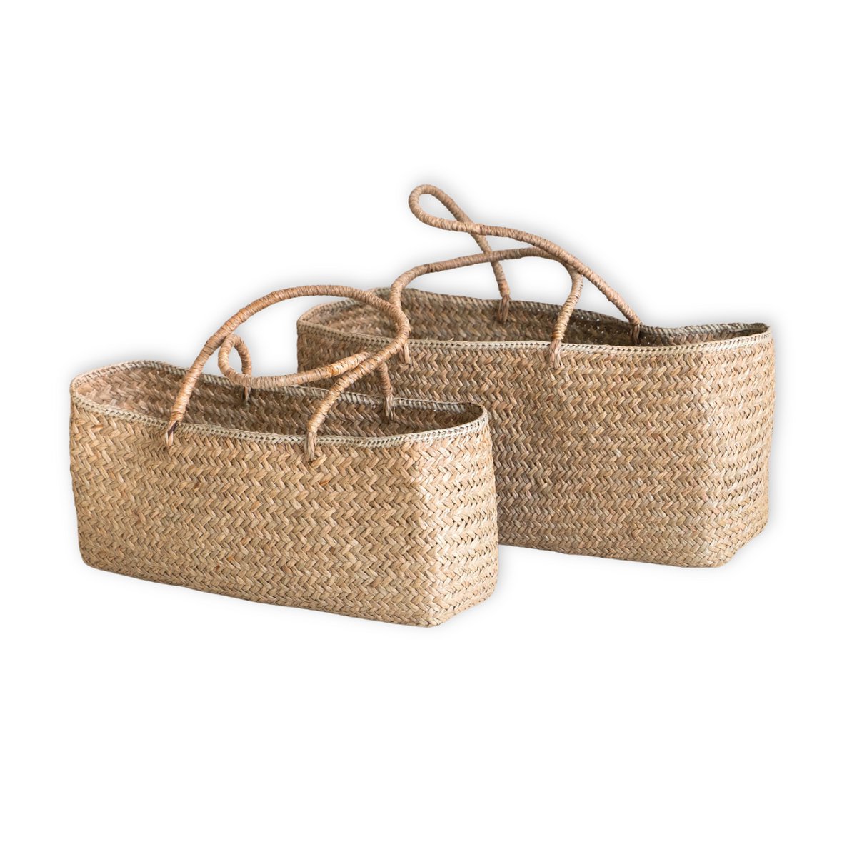 Handgeweven tas gemaakt van zeegras salara (2 maten)