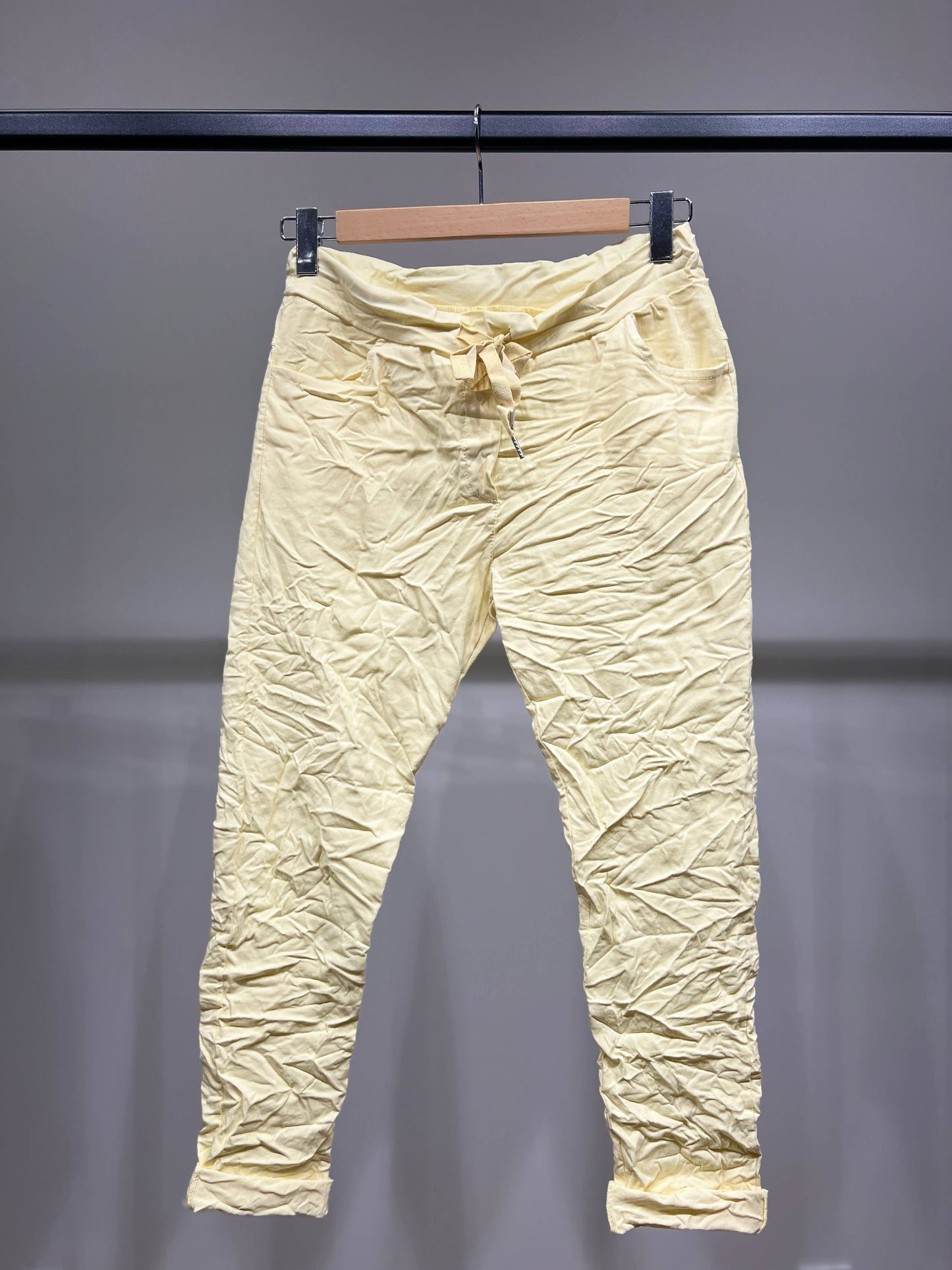 Comfortabele Jeggingbroek van stretchviscose met trekkoord