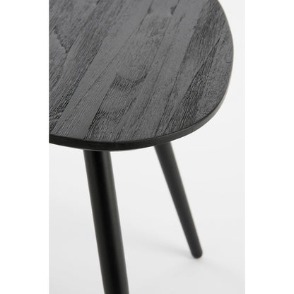 Jailey Bijzettafel - Set van 2 - L84 x B39 x H39 cm - Zwart
