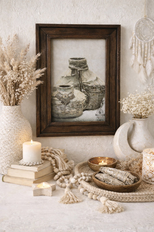 Houten lijst – Boho style