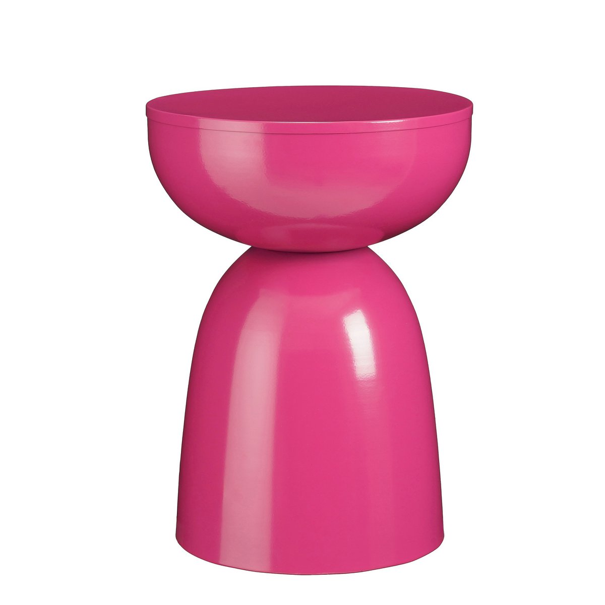 Elliot Bijzettafel - H45 x Ø32 cm - IJzer - Fuchsia