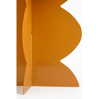 Rafi Bijzettafel - H40 x Ø45 cm - IJzer - Bruin