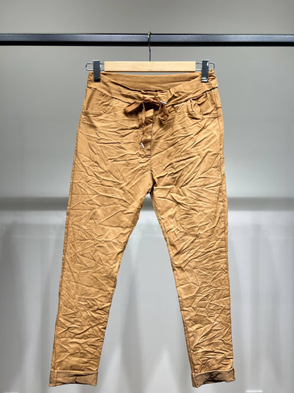 Comfortabele Jeggingbroek van stretchviscose met trekkoord