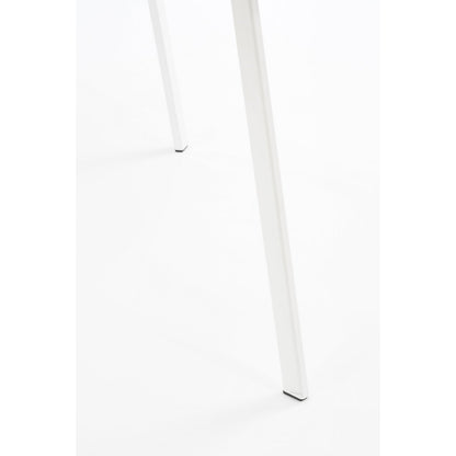 Seatle Bijzettafel Buiten - H58 x Ø38 cm - Metaal - Wit