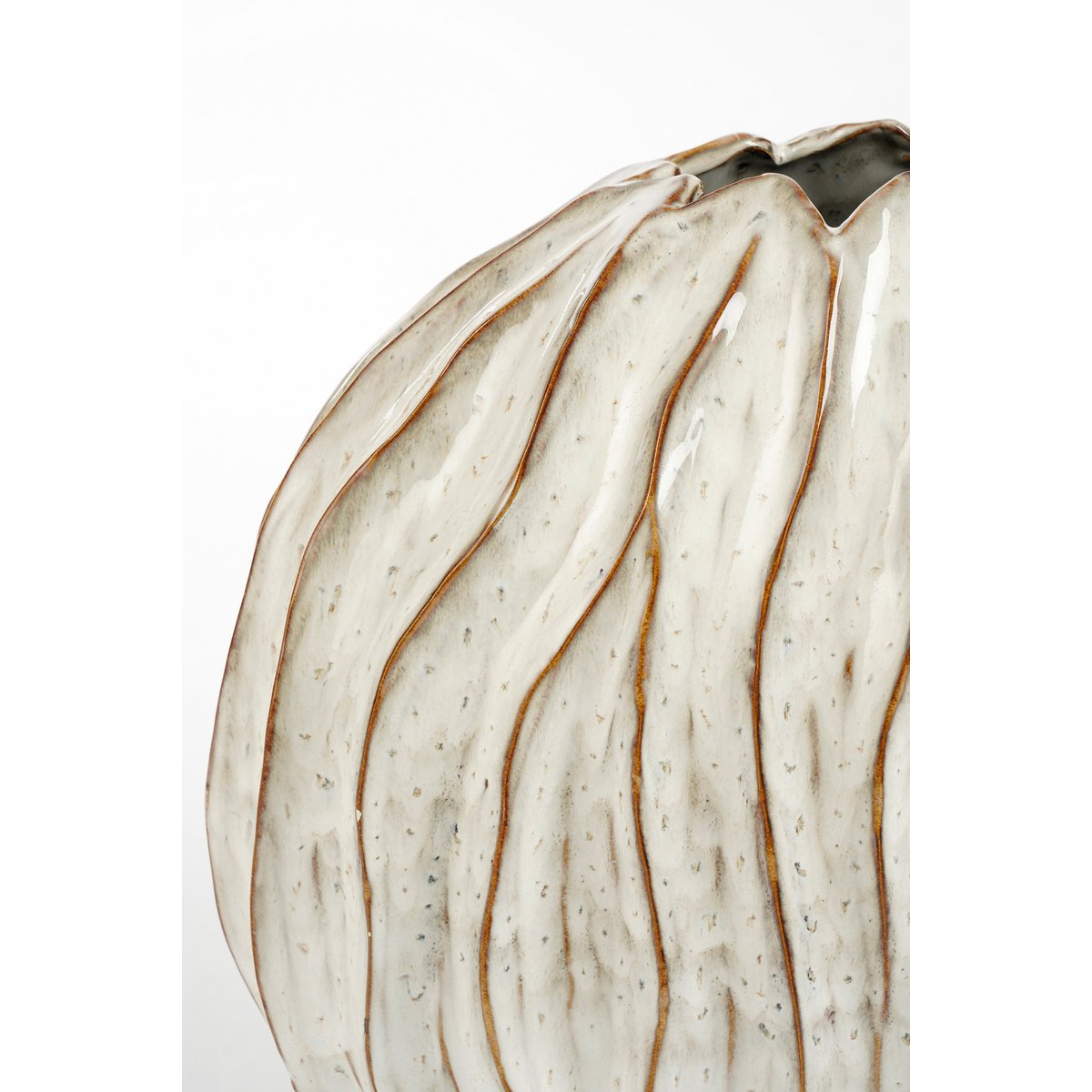 Jovi Vaas - L43 x B23 x H41 cm - Keramiek - Wit