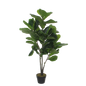 Ficus Lyrata Kunstplant - H120 x Ø60 cm - Groen