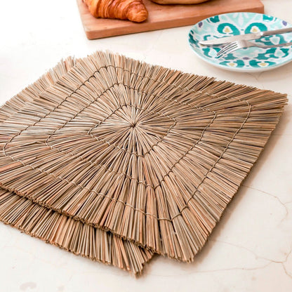 Placemat Varna (set van 2, 4 of 6) 36 cm gemaakt van zeegras
