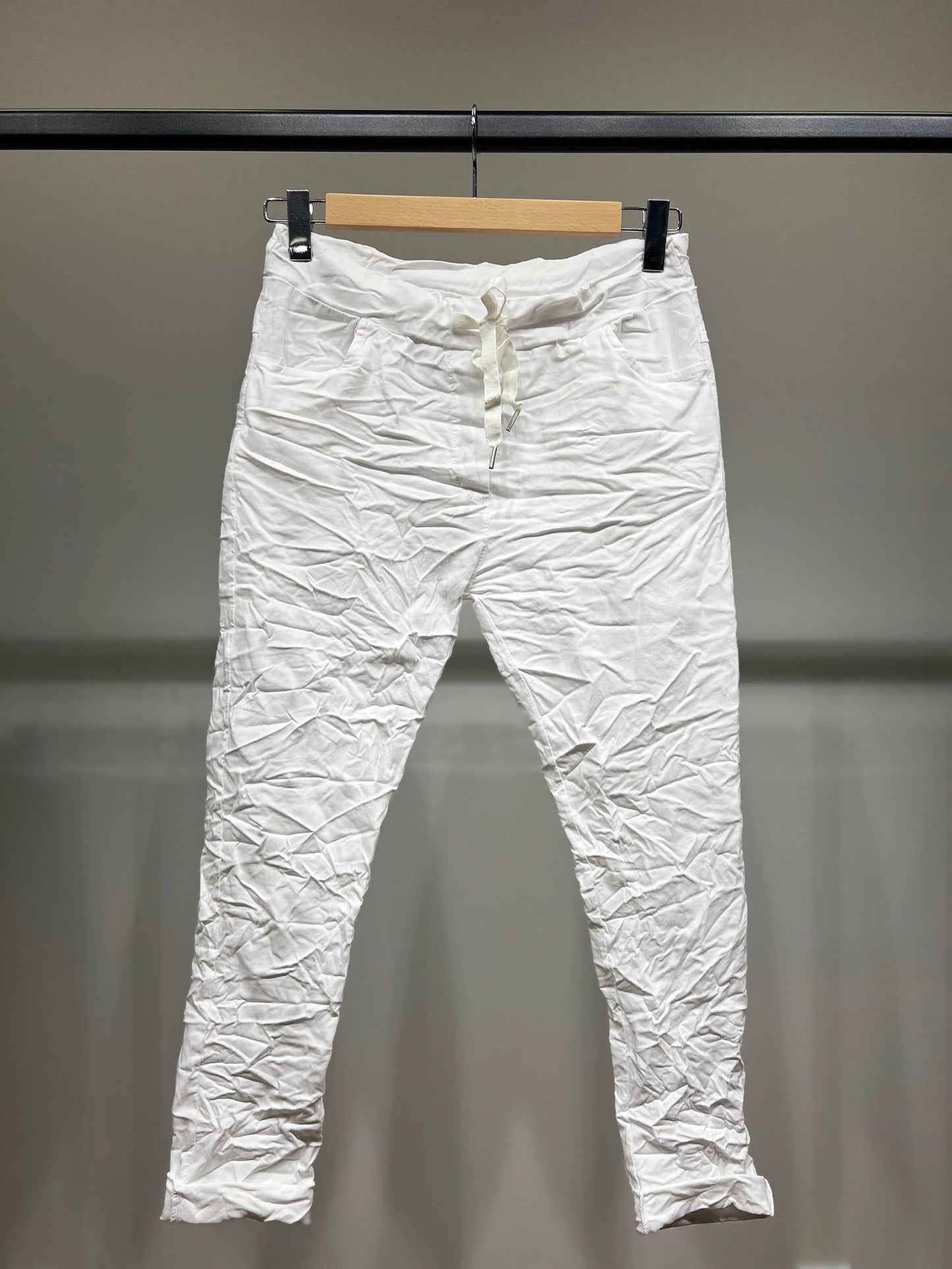 Comfortabele Jeggingbroek van stretchviscose met trekkoord