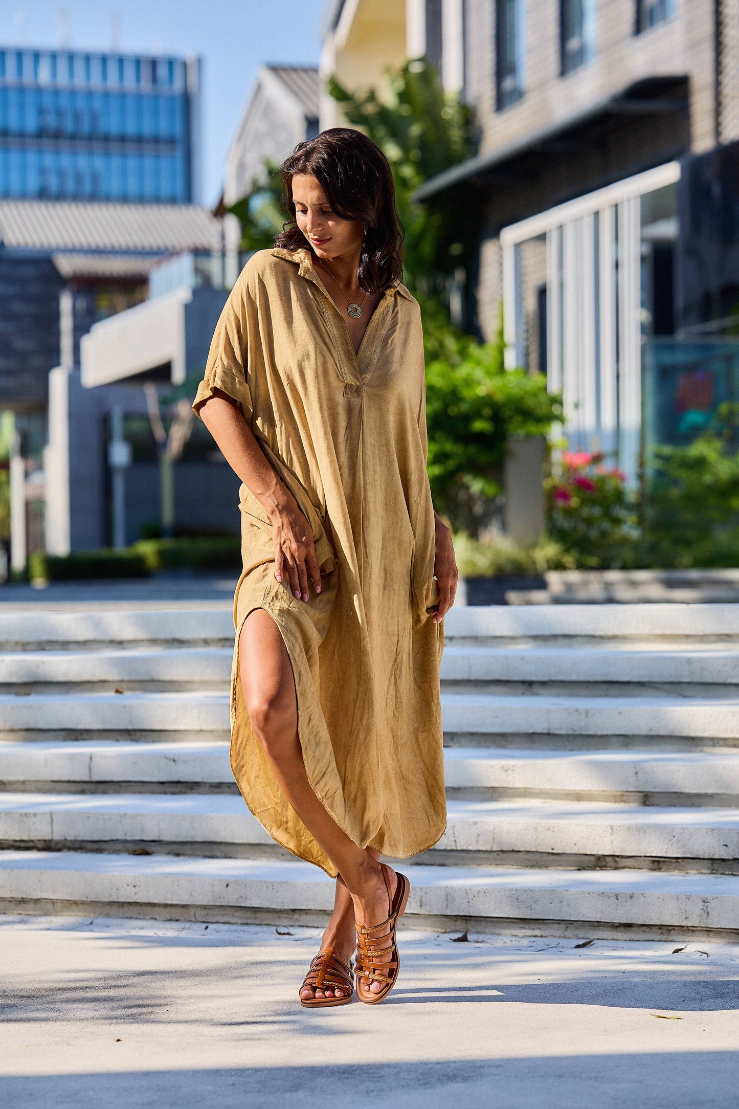 Tuniekjurk in washed stijl – comfortabel & stijlvol