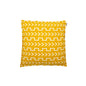 Kussen Emma oker/uit wit 45x45