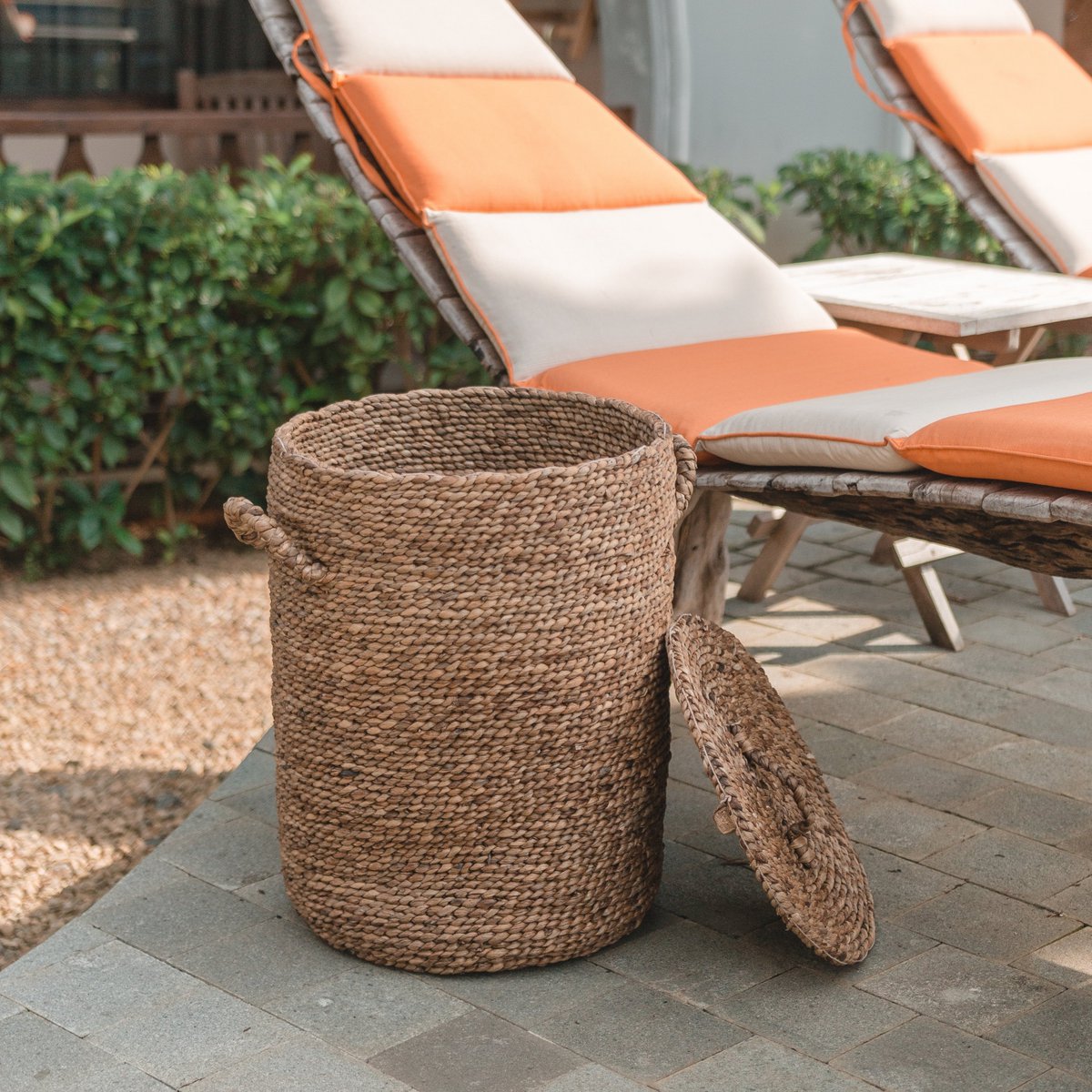 Opbergmand IKAT Mand met deksels