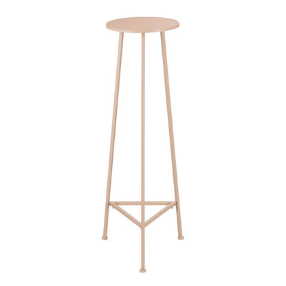 Adine Plantentafel - H120 x Ø35 cm - Metaal - Lichtroze
