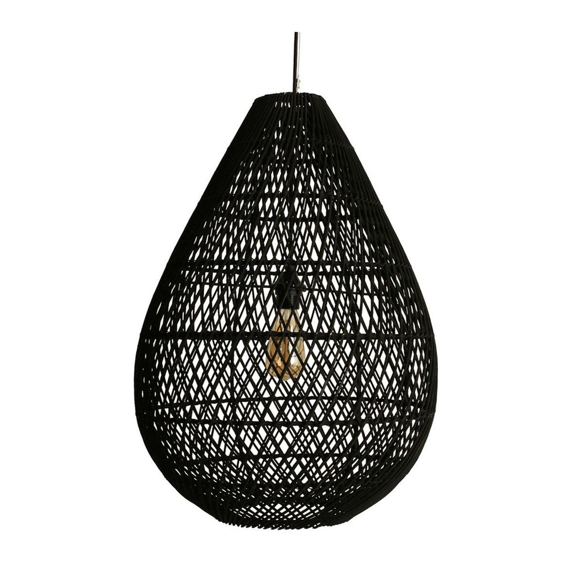 Maze hanglamp druppel zwart