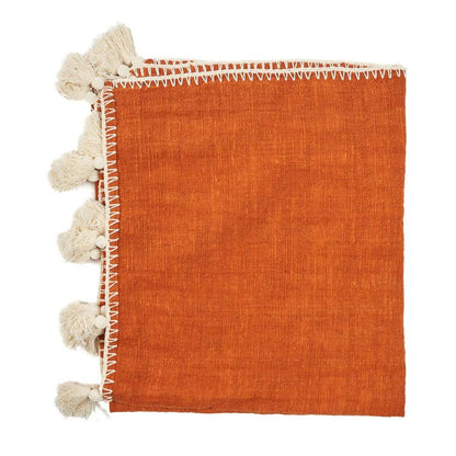 De Stitch Bedsprei - Terracotta
