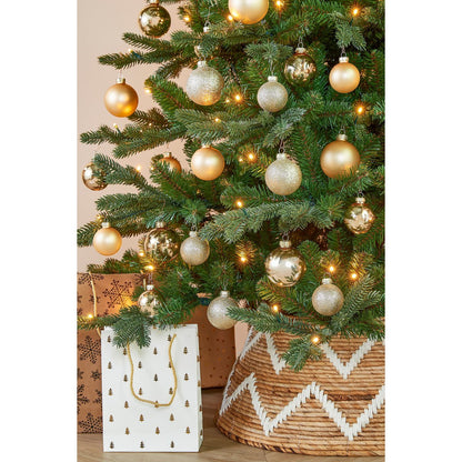 Kerstballen Set - 42 Stuks - Ø7 cm - Glas - Champagne