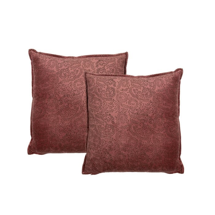 Fluwelen kussen Marina roze 45x45