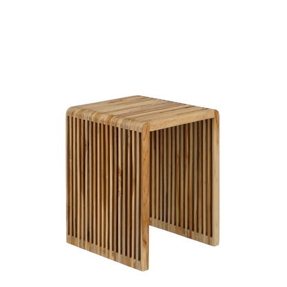 Yonker Bijzettafel - Set van 3 - L44 x B34 x H50 cm - Gerecycled Hout - Bruin