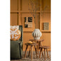 Houten Bold Bijzettafel - H43 x Ø40 cm - Bruin
