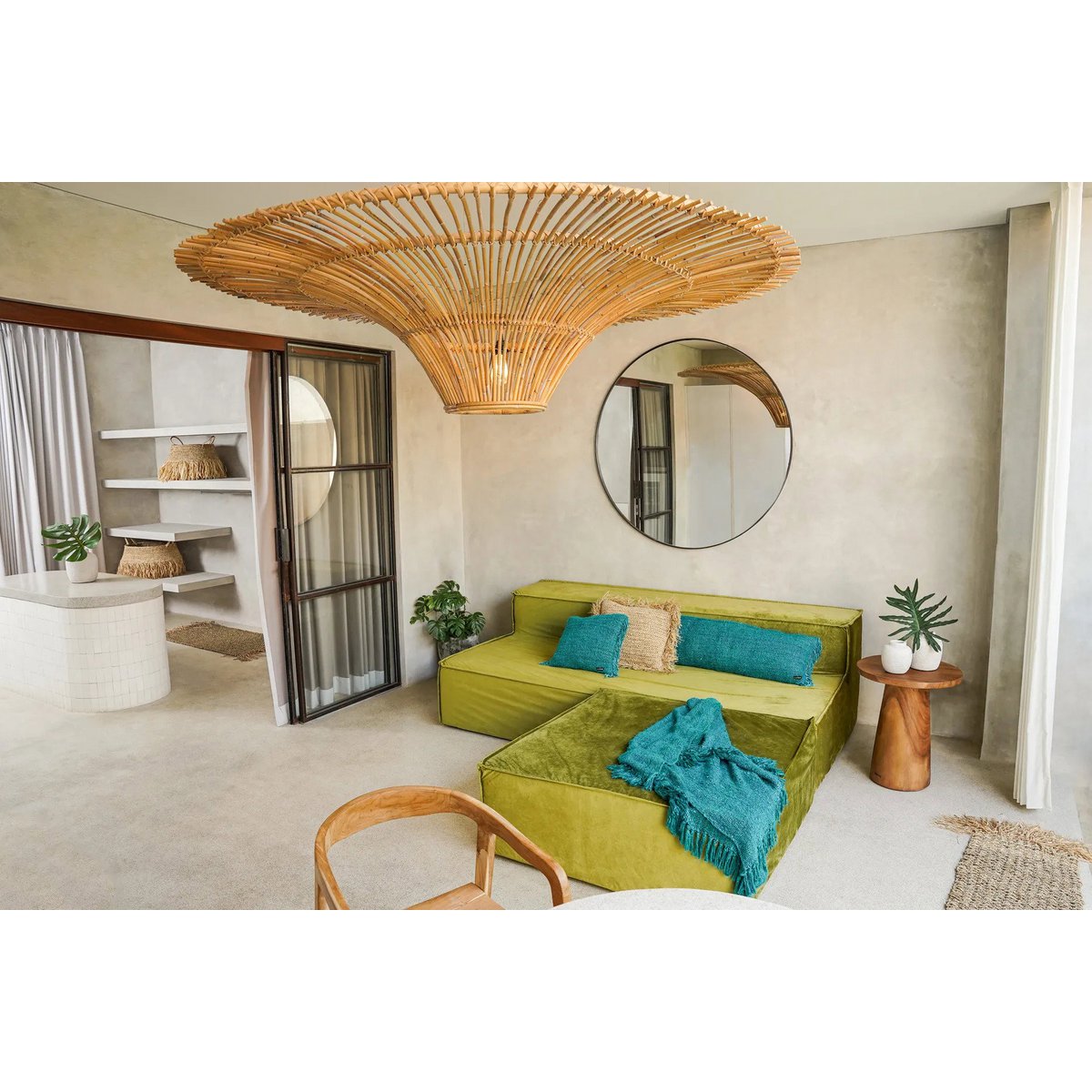 De Timber Conic Bijzettafel - Naturel - 50