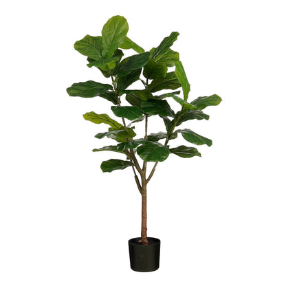 Ficus Lyrata Kunstplant in Pot - H150 x Ø50 cm - Groen