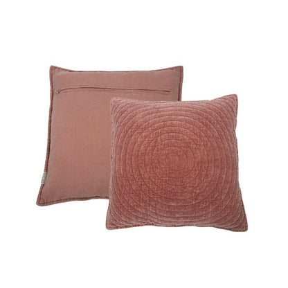 Fluwelen Kussen Jessica oud roze 45x45