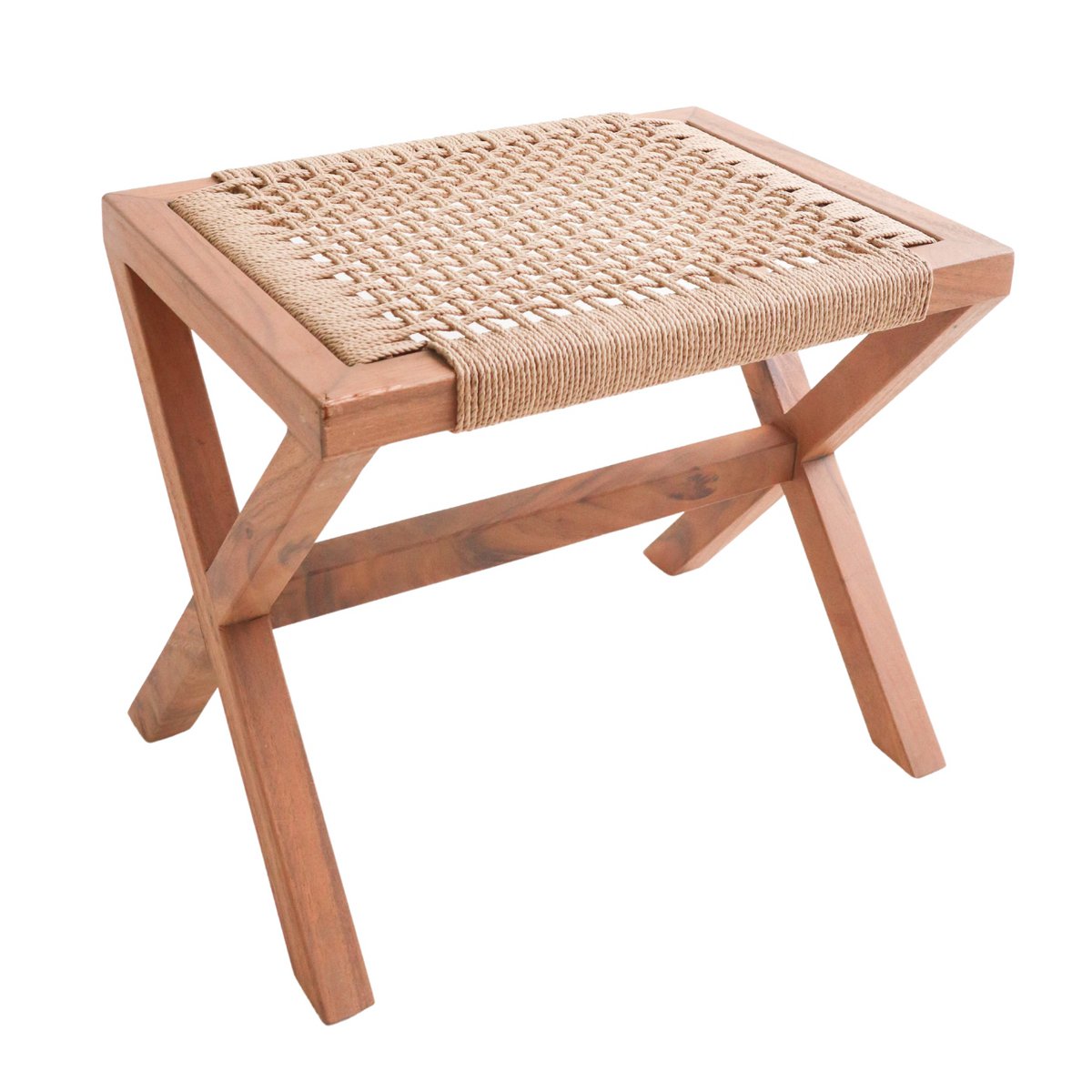 Houten kruk INDRA