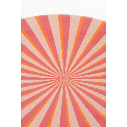 Skipper Bijzettafel - H44 x Ø32 cm - Keramiek - Roze, Oranje