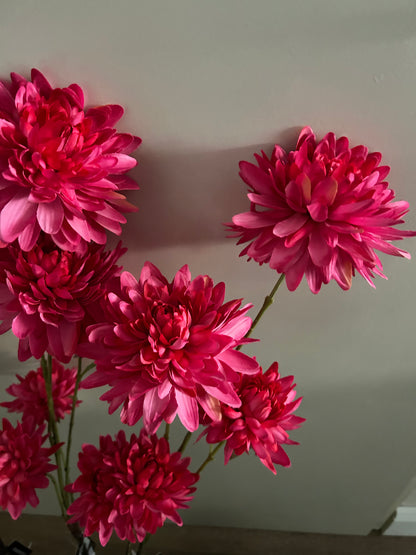 Kunstbloem Dahlia – Roze 🌸