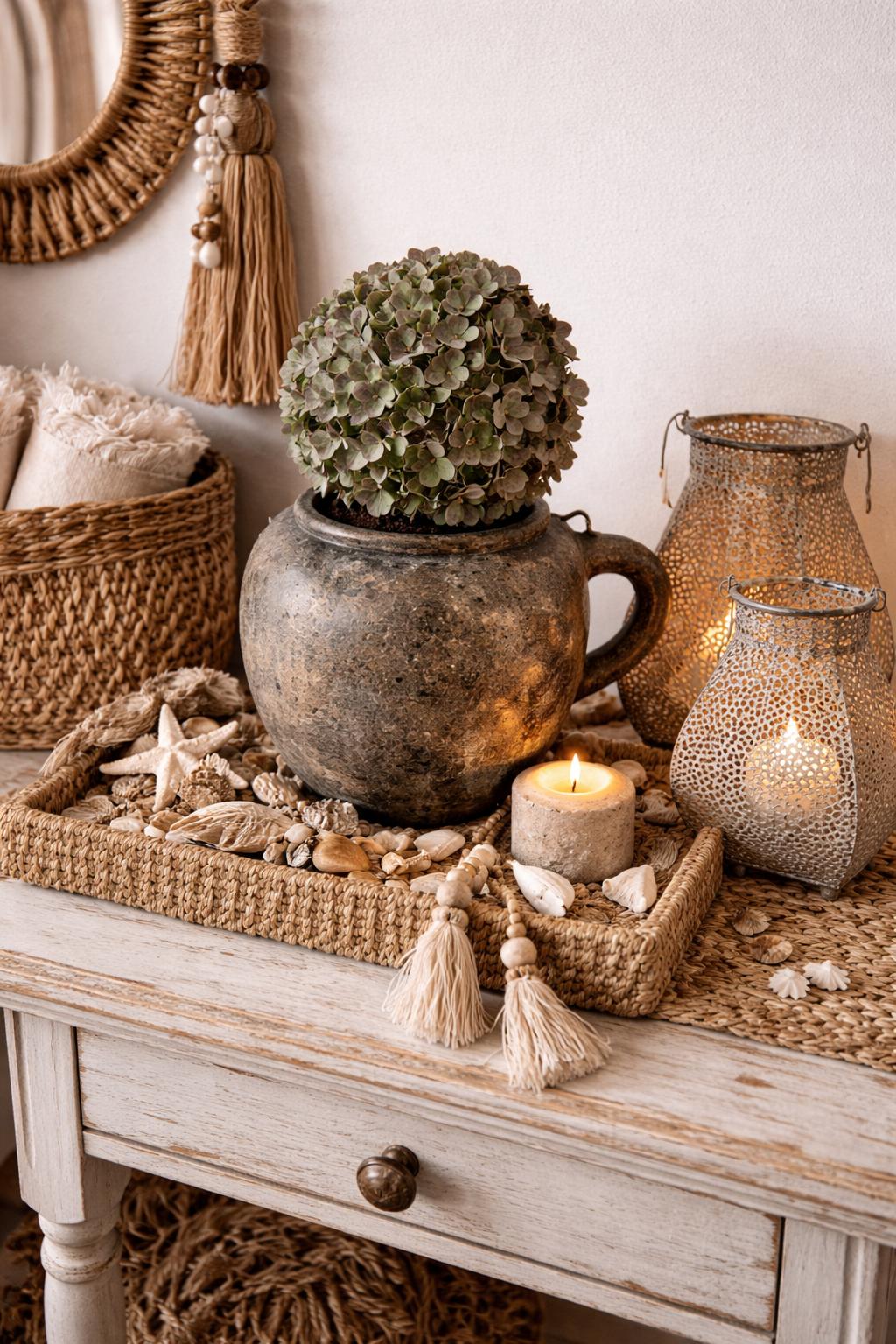 Metalen windlichten – Boho Ibiza stijl