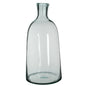 Florine Fles Vaas - H58 x Ø26 cm - Gerecycled Glas - Transparant