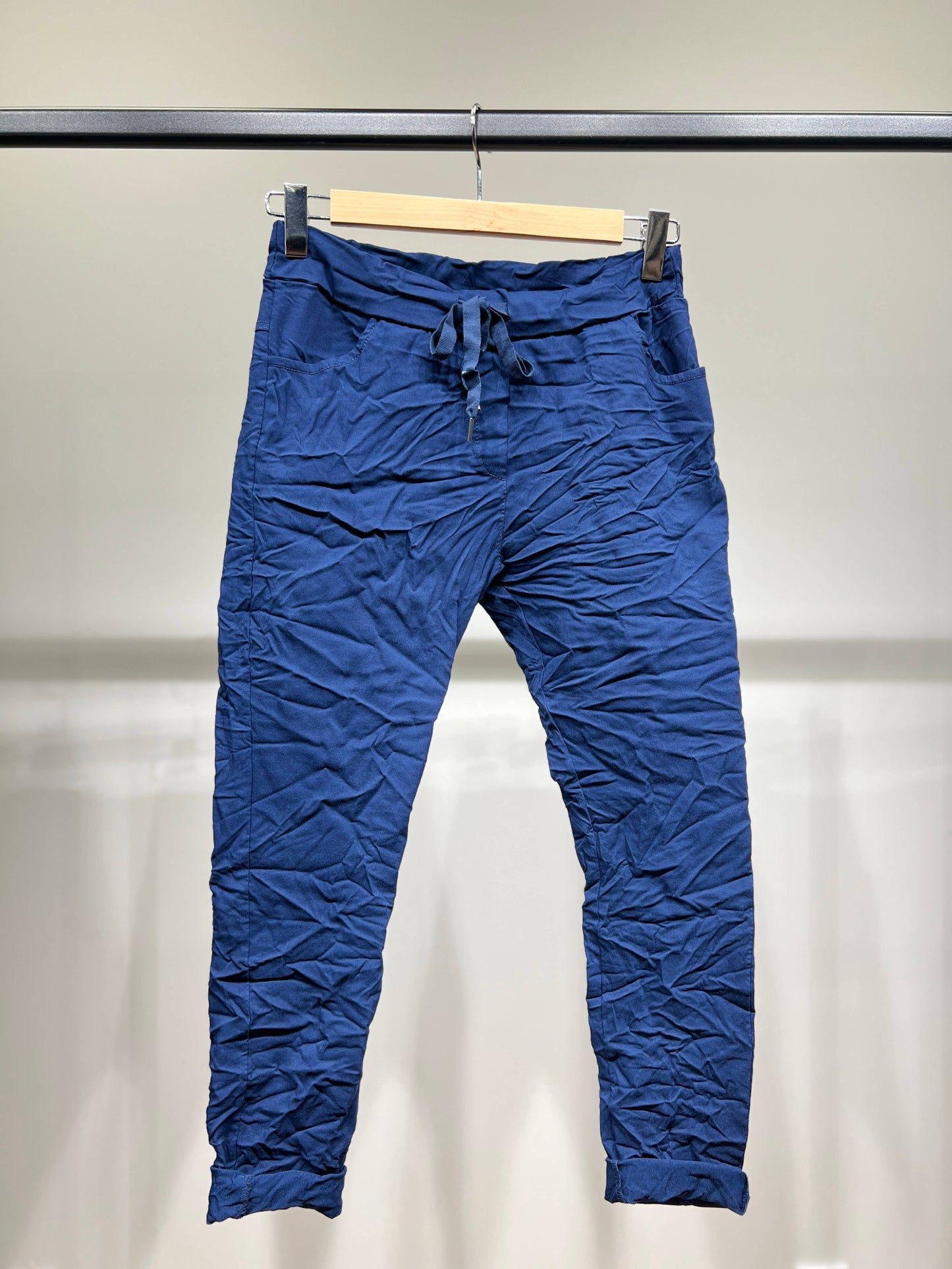 Comfortabele Jeggingbroek van stretchviscose met trekkoord