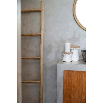 The Pretty Candle Holder - Wit Naturel - S