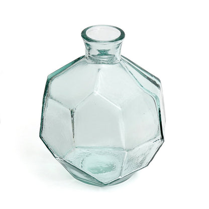 De Ronde Origami Vaas - Blauw