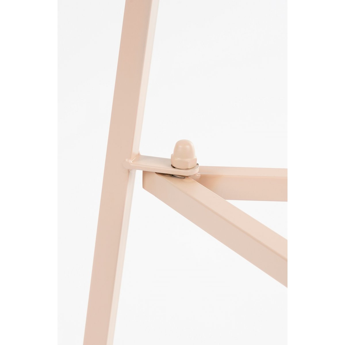 Adine Plantentafel - H120 x Ø35 cm - Metaal - Lichtroze