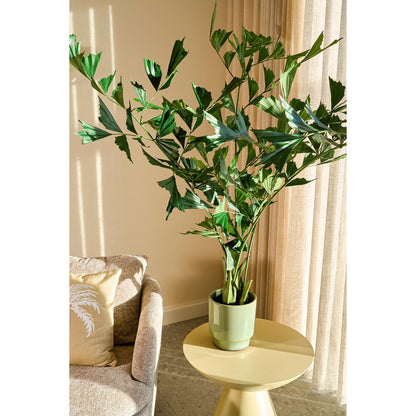 Vissenstaart Palm Kunstplant in Pot - H150 x Ø100 cm - Groen
