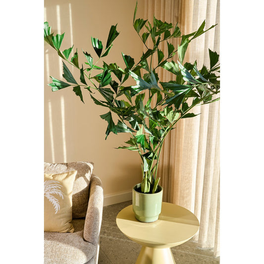 Vissenstaart Palm Kunstplant in Pot - H150 x Ø100 cm - Groen