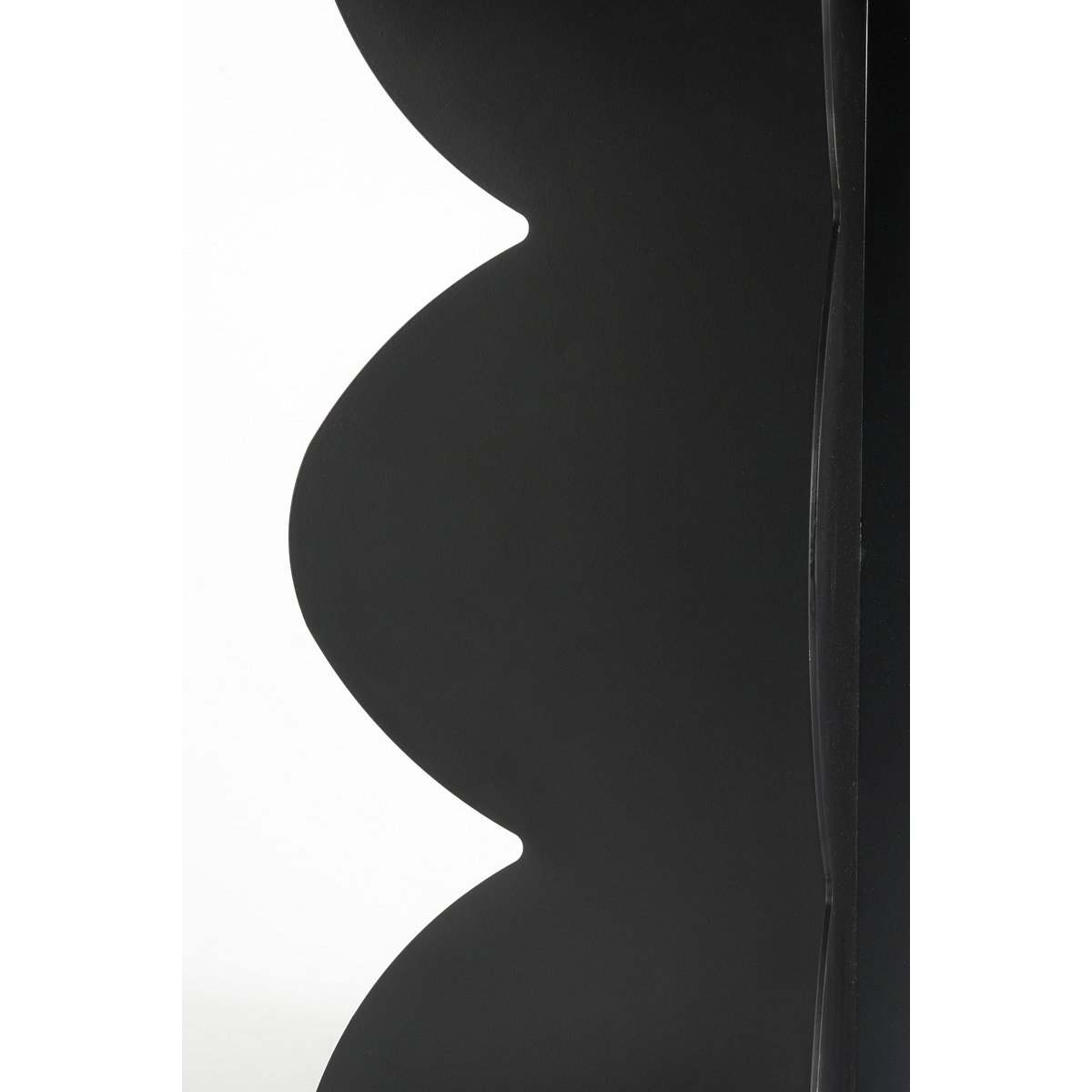 Rafi Bijzettafel - H40 x Ø45 cm - IJzer - Zwart