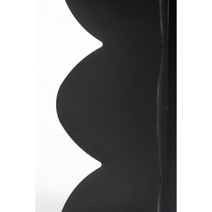 Rafi Bijzettafel - H40 x Ø45 cm - IJzer - Zwart