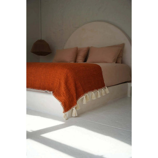 De Stitch Bedsprei - Terracotta