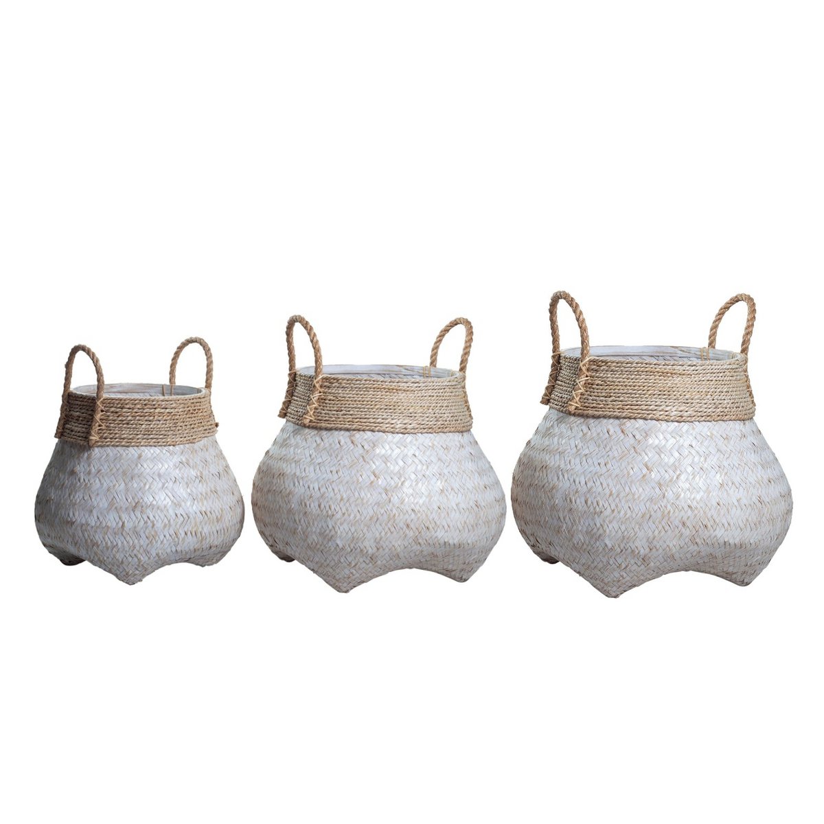Mandje | Wasmand | Plantenmand BENOA gemaakt van bamboe (3 maten)