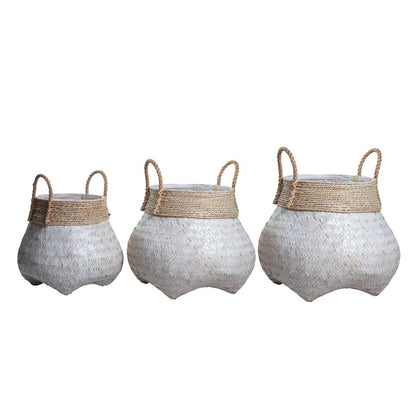 Mandje | Wasmand | Plantenmand BENOA gemaakt van bamboe (3 maten)