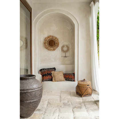 The Oh My Gee Cushion Cover - Black Orange - 60x60