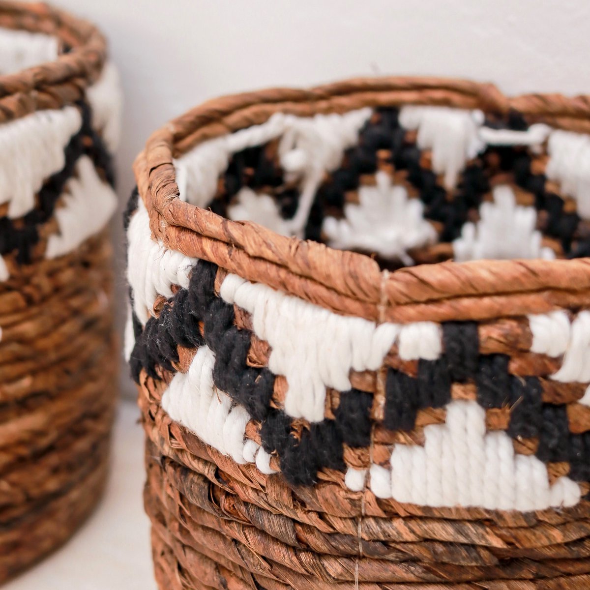 Boho Mand SADARA met Macrame Patroon