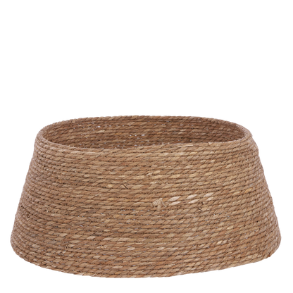 Kerstboomrok - H26 x Ø58 cm - Zeegras - Naturel Bruin