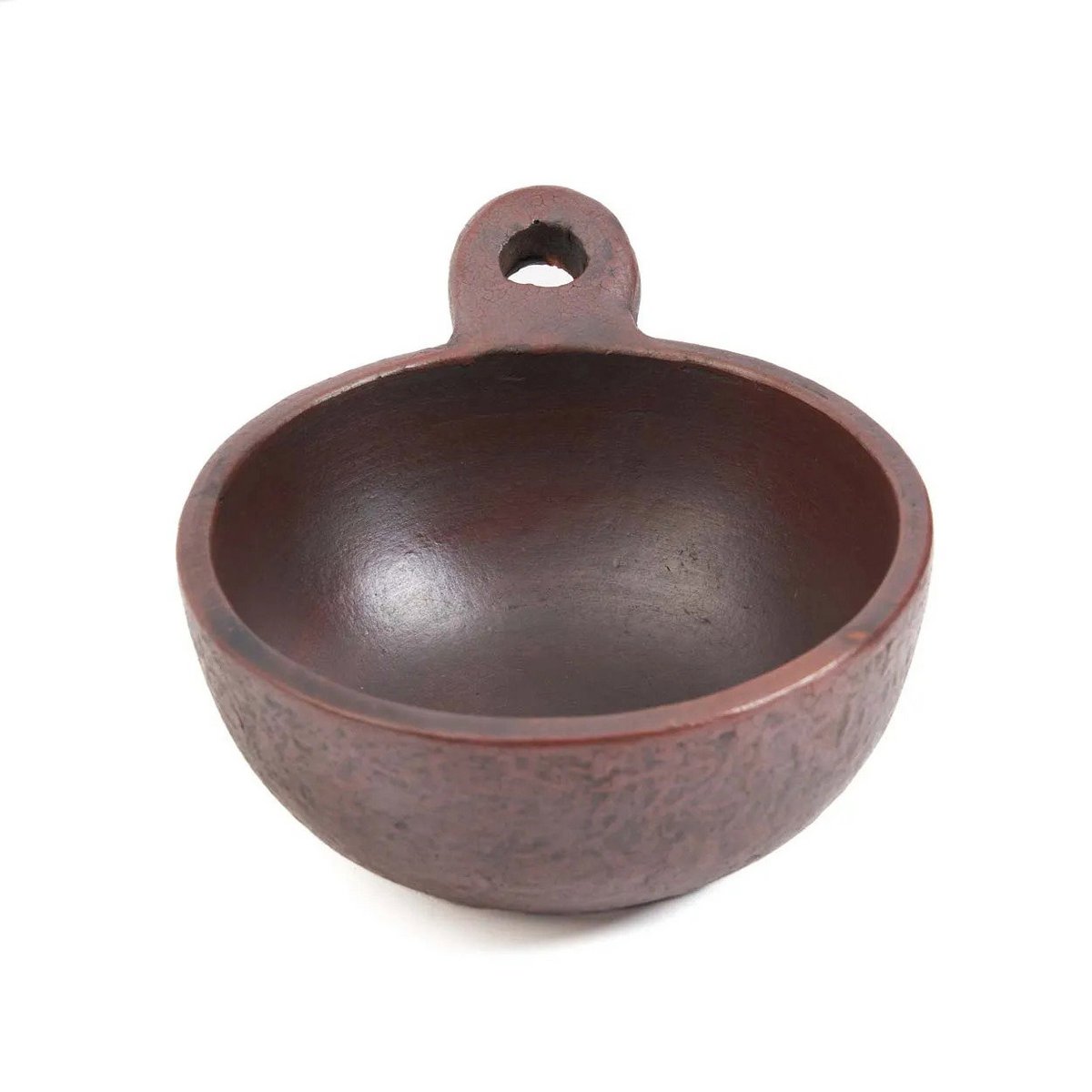 De Etnische Kom met Handvat - Terracotta - S