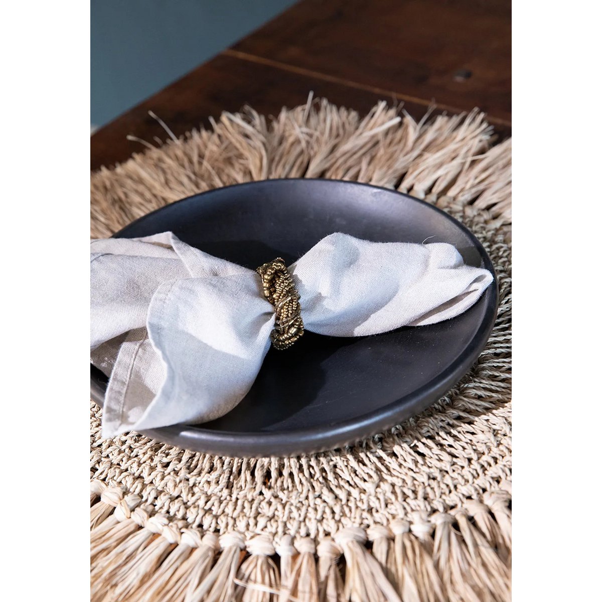 The Burned Classic Plate - Zwart - S