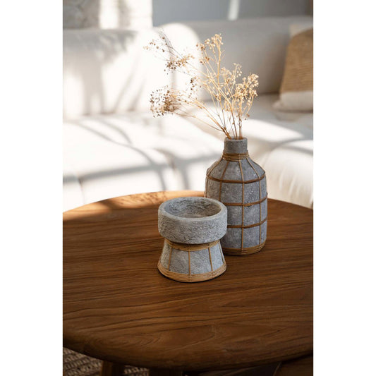 De Whoopy Vaas - Beton Naturel - L